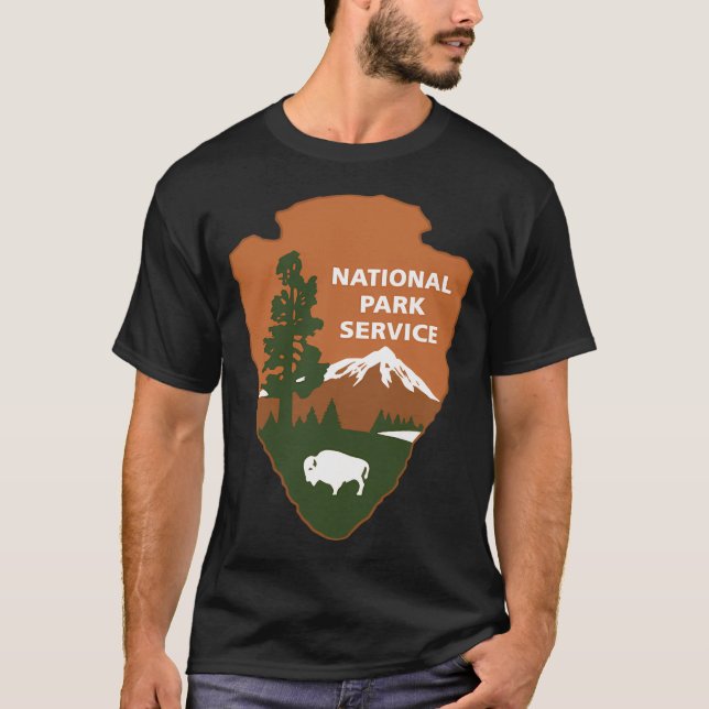 National Park Service Logotyp T Shirt (Framsida)
