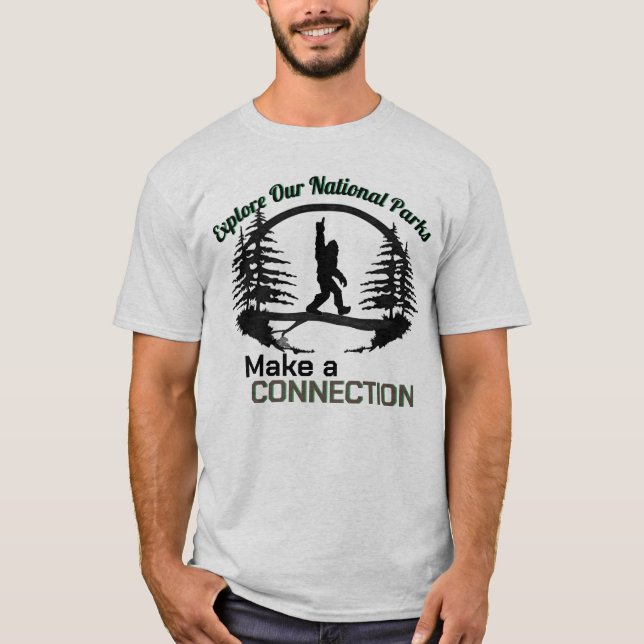 National Parker - Big Foot-tema T Shirt (Framsida)
