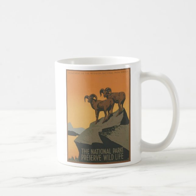 National Parker - Mt. Goats Kaffemugg (Höger)