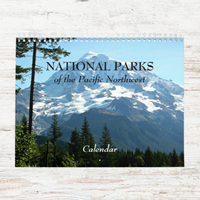 National Parker of the Pacific Northwest Photo Kalender (In Situ)