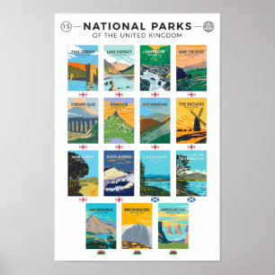 National Parker of the United Kingdom List Poster