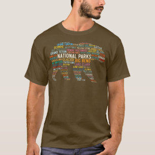 National Parker USA List Ord Cloud Bear Camping & T Shirt
