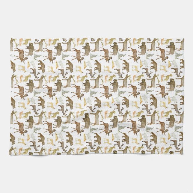 National Parker Wildlife Tea Towel Kökshandduk (Horisontell)