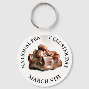 National Peanut Cluster Day March 8th Nyckelring