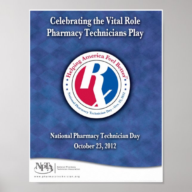 National Pharmacy Technician Day 2012 Poster (Framsidan)
