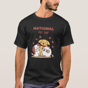 "National Pit Day T-Shirt - Roligt Hund älskare t-