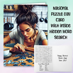 National Puzzle Day är 29 januari  Kort