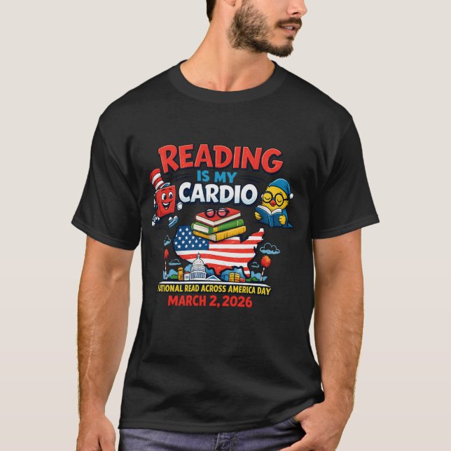 National Read Across America Day T-shirt (Framsida)