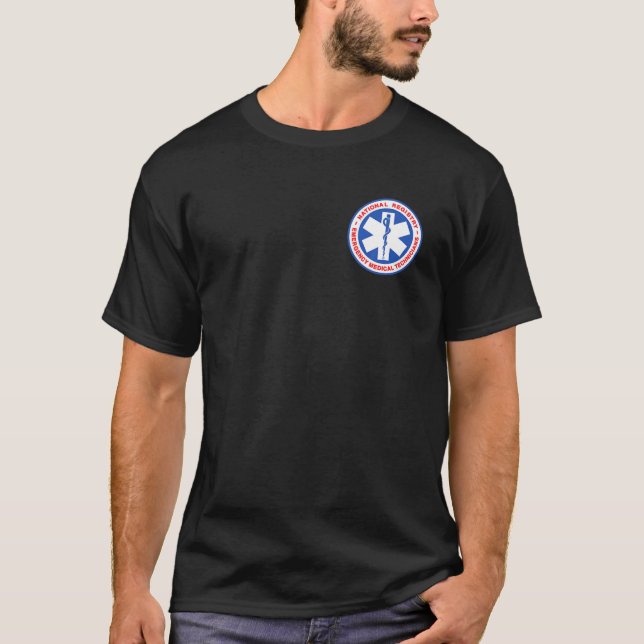 National Registry Of Emergency Medical Technicians T Shirt (Framsida)