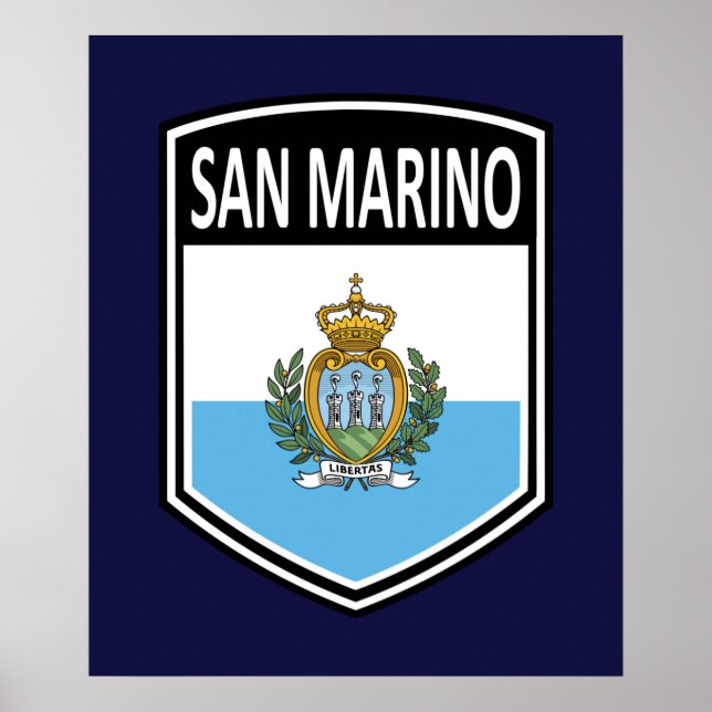 National - San Marino Poster (Framsidan)