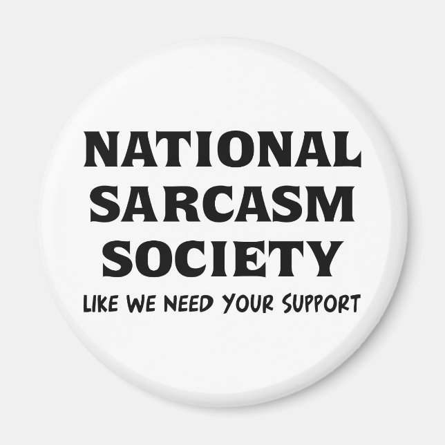 National Sarcasm Magnet (Framsidan)