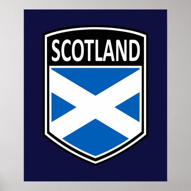 National - Skottland Poster (Framsidan)