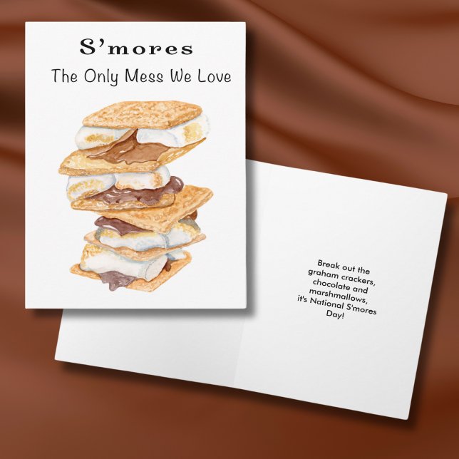 National S'mores Day 10 augusti Kort (Skapare uppladdad)
