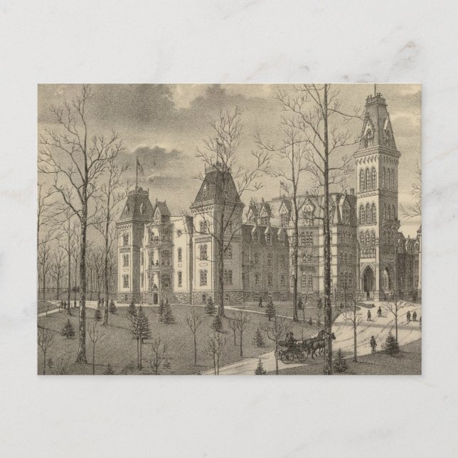 National Soldiers Home, Milwaukee County Vykort (Framsida)