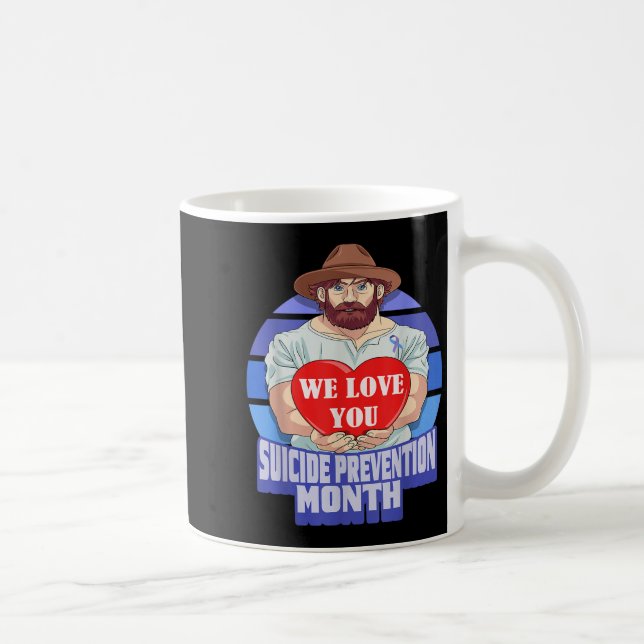 National Suicide Prevention Month Concerned Dad Lo Kaffemugg (Höger)
