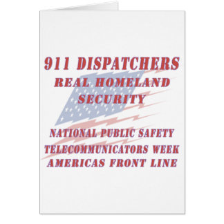 National Telecommunication Week Americas Front Lin Hälsningskort