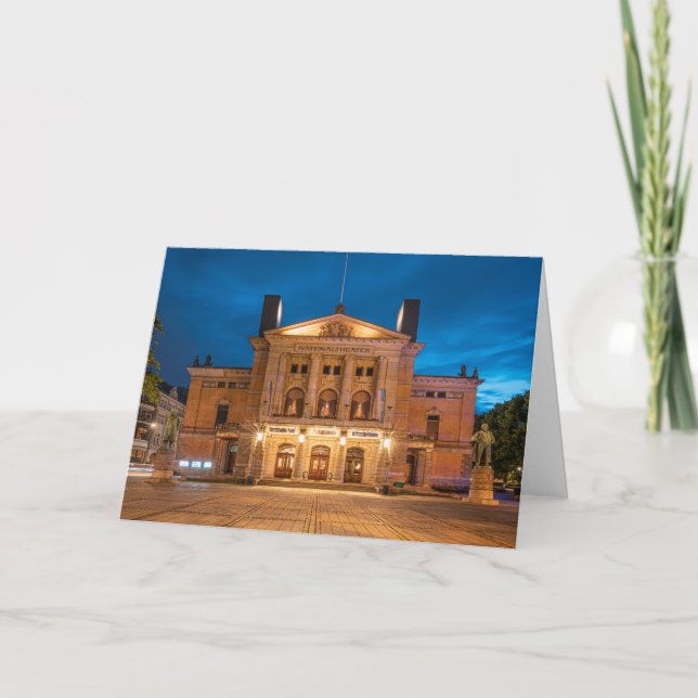 National Theater Oslo Kort (Framsida)