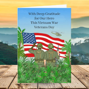 National Vietnam War Veterans Day Soldater Kort