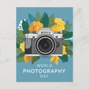 National World Photography Day Helg Vykort