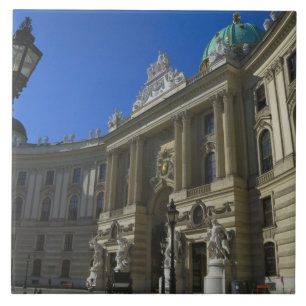 Nationalbiblioteket, Hofburg (kejsarpalatset) Kakelplatta
