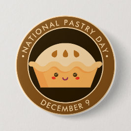 nationaldagen för torka, Kawaii lycklig paj Knapp