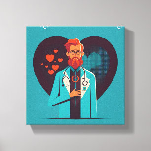Nationaldagen lycklig Doktor - Canvas