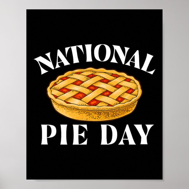 Nationaldagen Paj - Pi Day Science Math Älskare Poster (Framsidan)