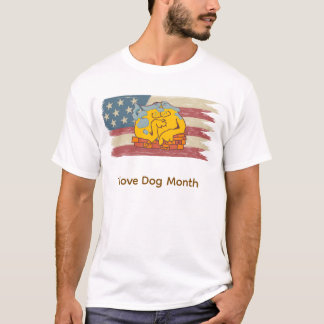 nationaler Hunde Monat hässlicher Hund T Shirt
