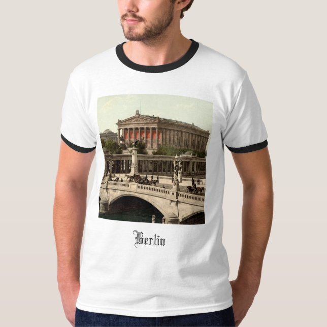 Nationalgalleriet i Berlin (cirka 1900) T Shirt (Framsida)