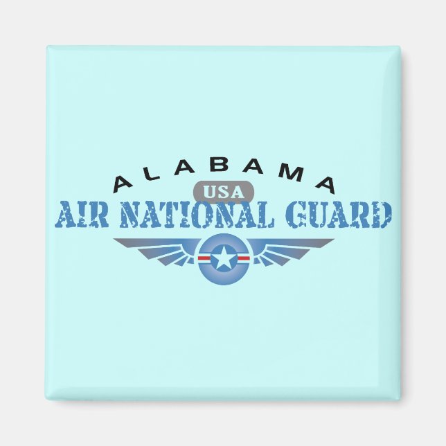 Nationalgardet i Alabama Luft Magnet (Framsidan)
