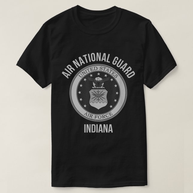Nationalgardet i Indiana Luft T Shirt (Design framsida)