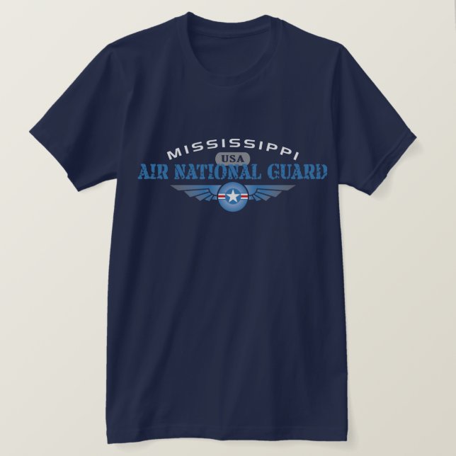 Nationalgardet i Mississippi Luft Tee (Design framsida)