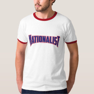 Nationalist - röd vit och blått t-shirt