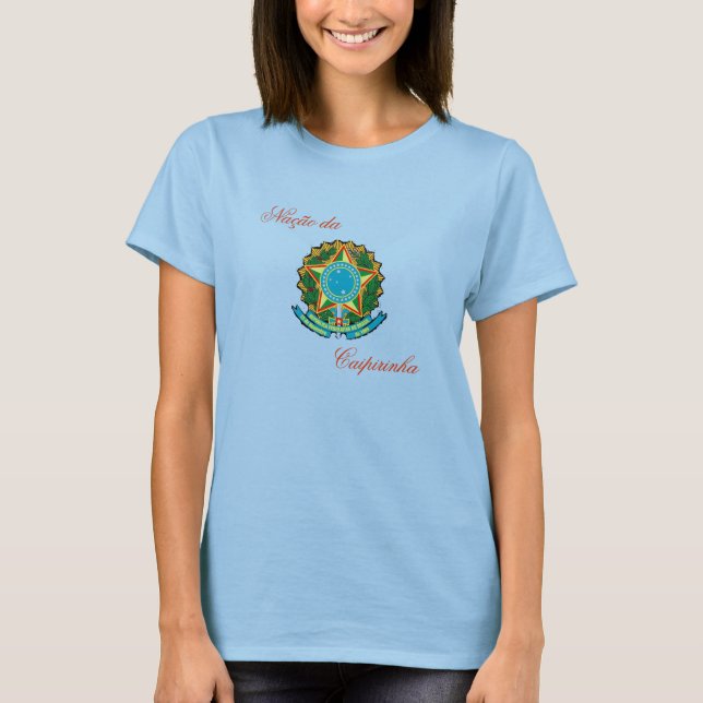 Nationalitet Caipirinha Tee Shirt (Framsida)