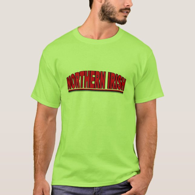 Nationalities - "nordirländskt ", t shirt (Framsida)