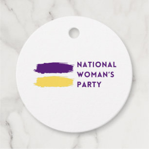 Nationalkvinnans Logotyp i Party 1916 Gåvor Etiketter