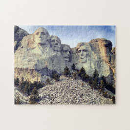 Nationalminnesmärket Mount Rushmore Pussel