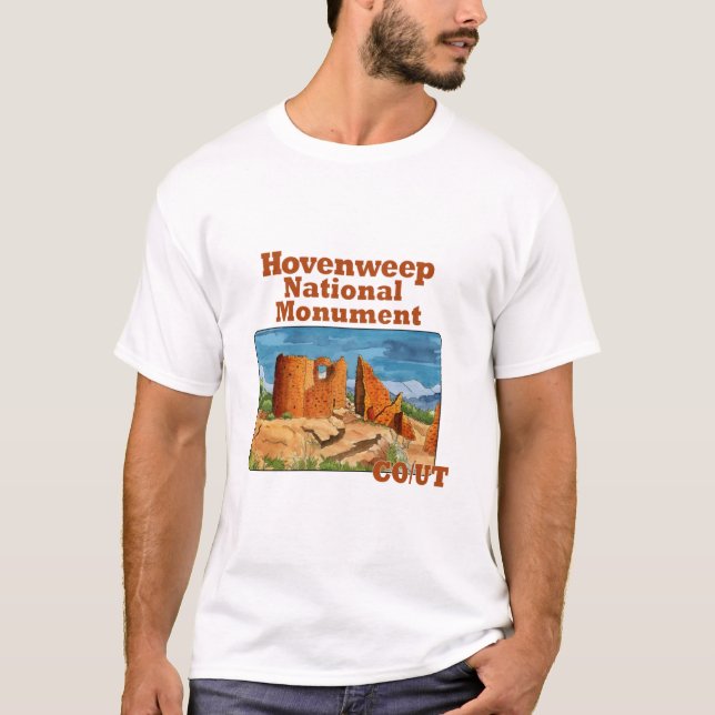 Nationalmonument, CO/UT T Shirt (Framsida)