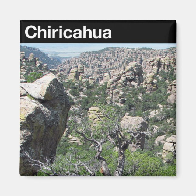 Nationalmonument i Chiricahua Magnet (Framsidan)
