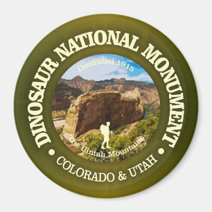 Nationalmonument i Dinosaur (NM) Magnet