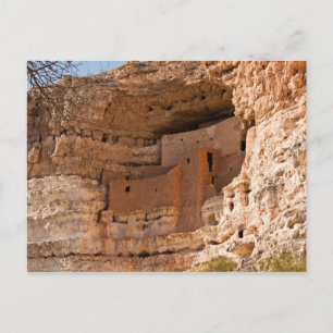 Nationalmonument i Montezuma Castle Meddelande Vykort