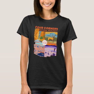 Nationalmonument över fyra hörn med Parker 2 T Shirt