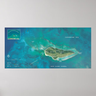 Nationalmonumentet Buck Island Reef Poster