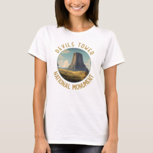 Nationalmonumentet djävulen Torn, som har sänts ut T Shirt