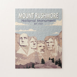 Nationalmonumentet i Rushmore South Dakota Pussel