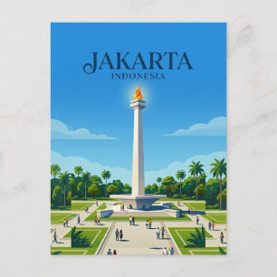 Nationalmonumentet (Monas) Indonesien Vykort