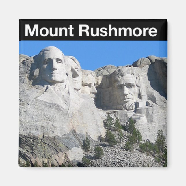 Nationalmonumentet Mount Rushmore Magnet (Framsidan)