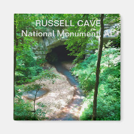 Nationalmonumentet Souvenir Magnet-Russell Cave Magnet