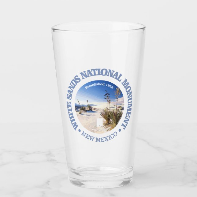 Nationalmonumentet White Sands Glaskopp (Framsida)