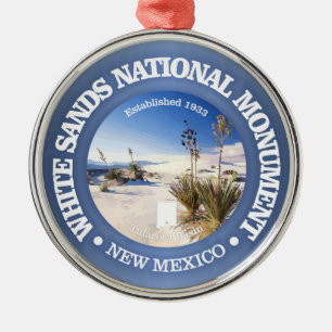 Nationalmonumentet White Sands Julgransprydnad Metall